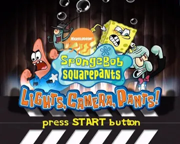 Nickelodeon SpongeBob SquarePants - Lights, Camera, Pants! (Korea) screen shot title